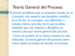 Derecho procesal.-