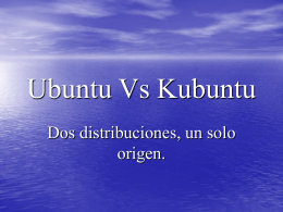 Ubuntu Vs Kubuntu