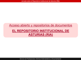presentacion RIA - Gobierno del principado de Asturias