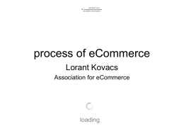 process of eCommerce