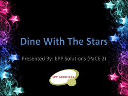 Dine With The Stars - Saigon Institute of Technology