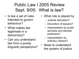 Public Law I: Sept. 9