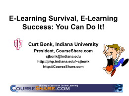 E-learning survival, e-learning success
