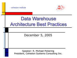Data Warehouse Architecture Best Practices