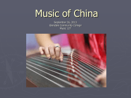 Music of China - Paul J. Sherman