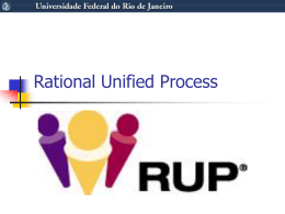 Rational Unified Process - Federal University of Rio de
