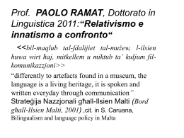 Prof. PAOLO RAMAT, corso IUSS 2010
