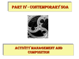 WS-* and contemporary SOA
