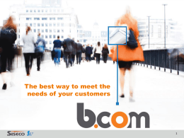 BCOM - Soluzioni CRM | Servizi Voip