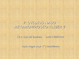P. OVIDIUS NASO METAMORPHOSEON LIBER V