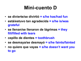 Mini-cuento D - Cobb Learning