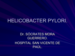 HELICOBACTER PYLORI.