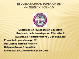 Escuela Normal Superior de Cd. Madero, Tam., A.C