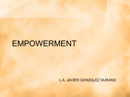 Empowerment - ..::FCA