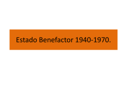 Estado Benefactor 1940
