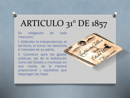 CONSTITUCION DE 1857