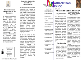 Diapositiva 1 - The Marianists - Marianist Province of the