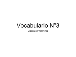 Vocabulario N3