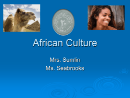 African Culture - Cooper Blog