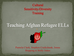 Afghan Refugee ELLs