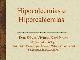 HIPERCALCEMIA