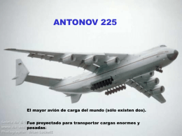 Antonov 225 - Sitio no disponible en este momento. …