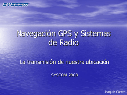 GPS y Sistemas de Radio