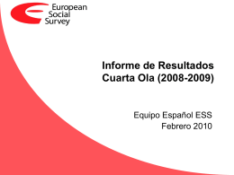 Informe de Resultados Cuarta Ola (2008