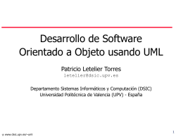 Desarrollo de Software OO usando UML - UT-AGS