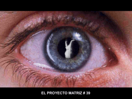 El proyecto Matriz 39 - Y EL OCTAVO DIA DIOS PRIVATIZO