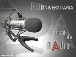 RED UNIVERSITARIA - Inicio | VIII Consejo de Rectores
