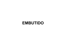 EMBUTIDO - Instituto Balseiro