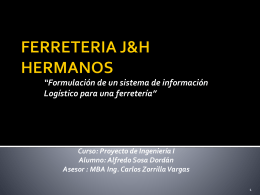 FERRETERIA J&H HERMANOS