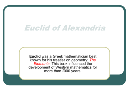 Euclid of Alexandria - Open resources | open.conted.ox.ac