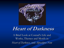 Heart of Darkness - Seneca Valley School District