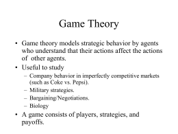 Game Theory - אוניברסיטת חיפה