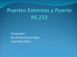 Puertos Externos y Puerto RS 232
