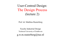 User-Centred Design: design principles