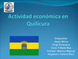 Activivdad economica en Quilicura