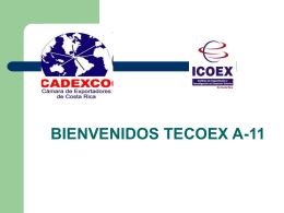 Diapositiva 1 - CADEXCO Costa Rica