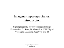 Imagenes hiperespectrales