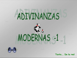 AG2- Adivinanzas modernas -1