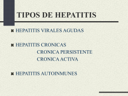 TIPOS DE HEPATITIS