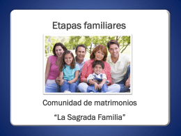 Diapositiva 1 - Comunidad de Matrimonios