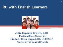 RtI with English Learners