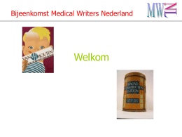 Bijeenkomst Medical Writers Nederland