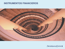 Instrumentos financieros