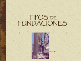 TIPOS DE FUNDACIONES - Planos de Casas