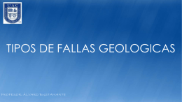 TOPOS DE FALLAS GEOLOGICAS