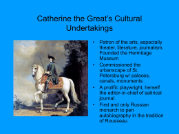 PowerPoint Presentation - Peter the Great (1682
